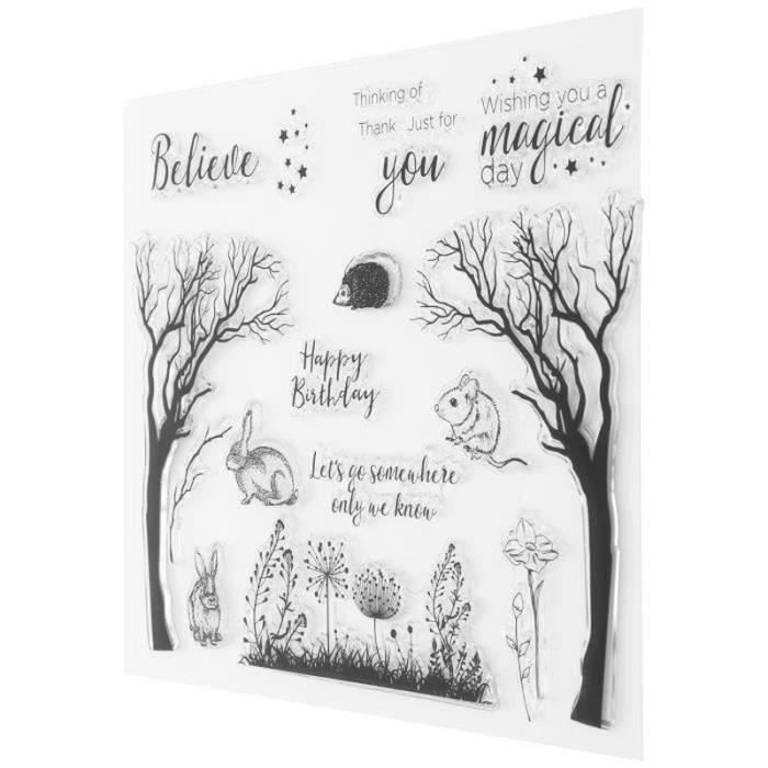 Tampons Silicone Transparents Arriettycraft – Idéal Scrapbooking, Cartes & Journaling Créatif