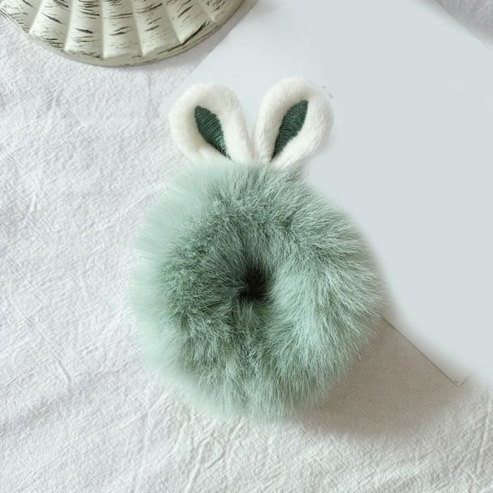 Sac à Dos Lapin Peluche Pour Fille/femme - 23x26 Cm - Double Zip - Bretelles Réglables - Poches Multiples - Cadeau Mignon