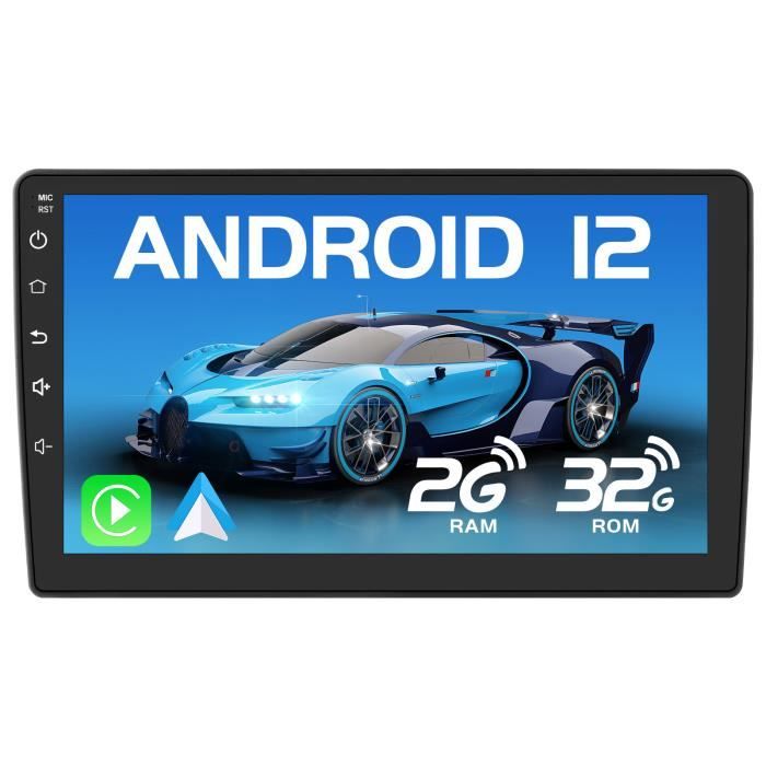 AWESAFE Autoradio Carplay pour Peugeot 407(2004-2008) 9'',Android 12 [2Go+32Go] avec GPS Android Auto WiFi DSP FM Commande au