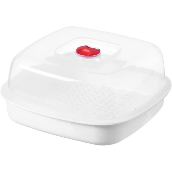 Snips Cuiseur Vapeur Micro Onde 4L avec 2 Plateaux