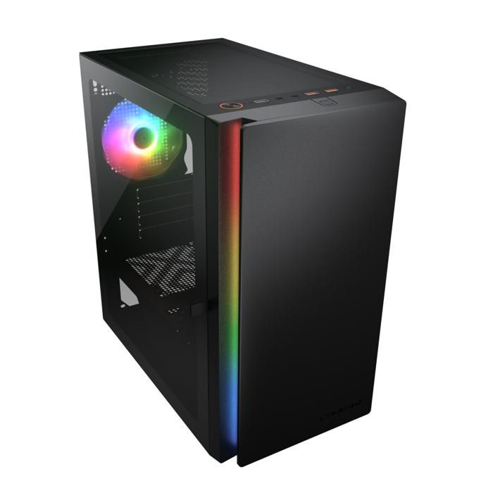Boîtier Mini Tour - COUGAR - Purity RGB - ARGB - Verre Trempé - Noir