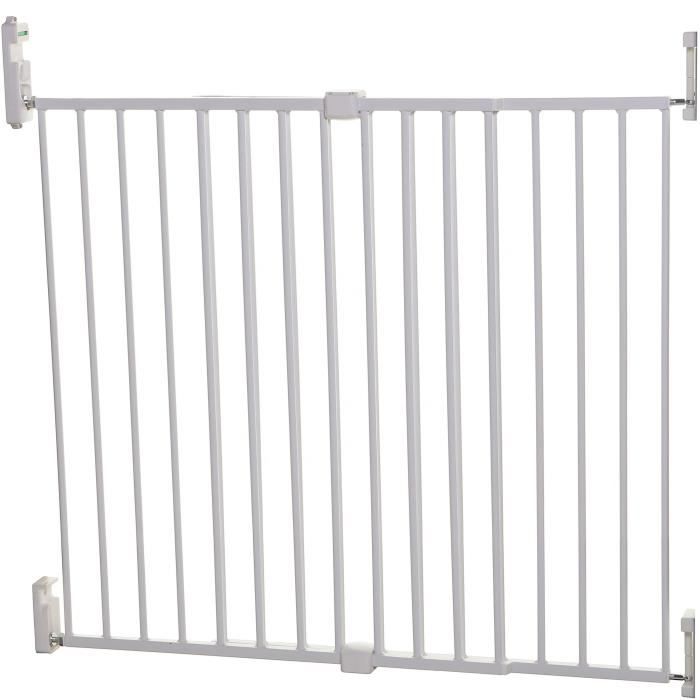 DREAMBABY Barrière de sécurité Extra large BROADWAY Gro Gate - A visser - L 76/134,5 x H 76 cm - Bla