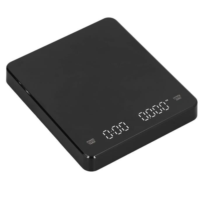 Balance De Cuisine Numérique Avec Minuteur - Balance à Expresso Avec Ecran Tactile Led Balance De Precision Avec Fonction Tare Balance De Precision 01 G Avec Piles 92503134