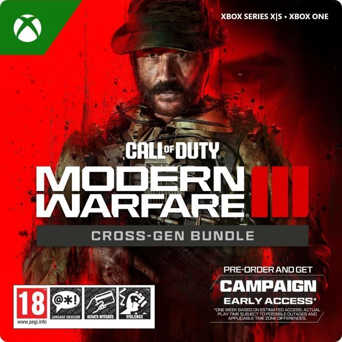 Call of Duty: Modern Warfare III - Jeu Xbox Series X|S et Xbox One à télécharger - Cross Gen Bundle 