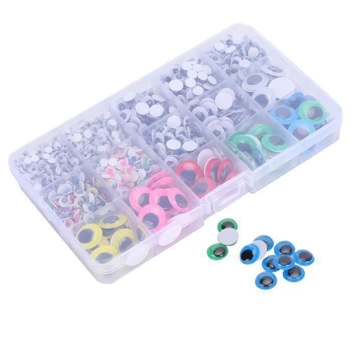 Yeux pour poupées Yeux en plastique 1 boîte de jouets de bricolage auto