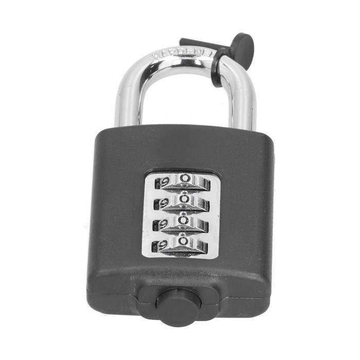 Lot De 2 Cadenas à Combinaison 4 Chiffres – étanche Et Costaud Pour Casiers