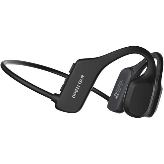 Casque à conduction osseuse Écouteurs à oreille ouverte Étanche Sans Fil  Bluetooth 5.2 Casque de Sport