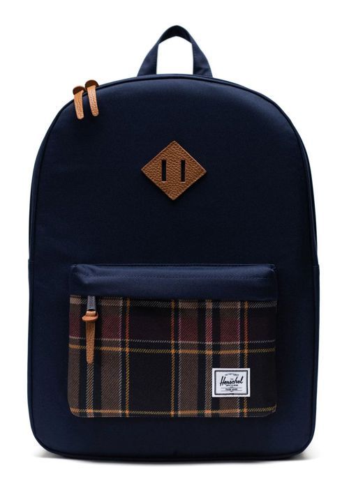 Herschel Heritage Backpack Peacoat Peacoat Plaid 199100 sac