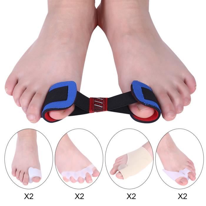 Hililand Orthèses Pour Oignon De Pouce Correcteur Ultra-mince Hallux Valgus Orteils Séparateur D