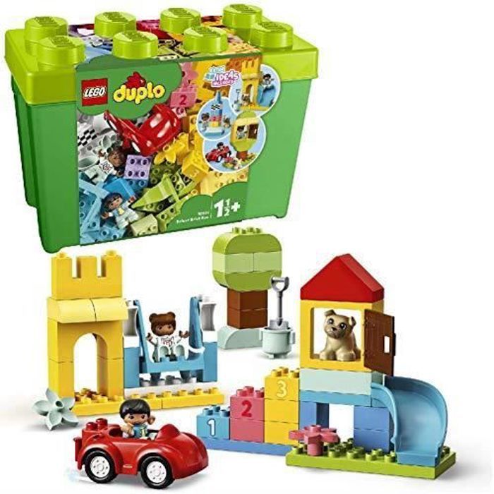 LEGO® 10909 DUPLO Classic La Boîte Coeur Premier Set, Jouet Educatif,  Briques de construction pour Bébé 1 an et demi - Cdiscount Jeux - Jouets