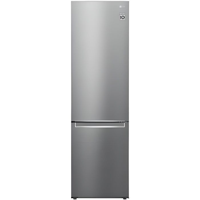 Réfrigérateur congélateur bas GBB62PZJEN - LG - Total No Frost - Compresseur Inverter - Très Silencieux 35 dB