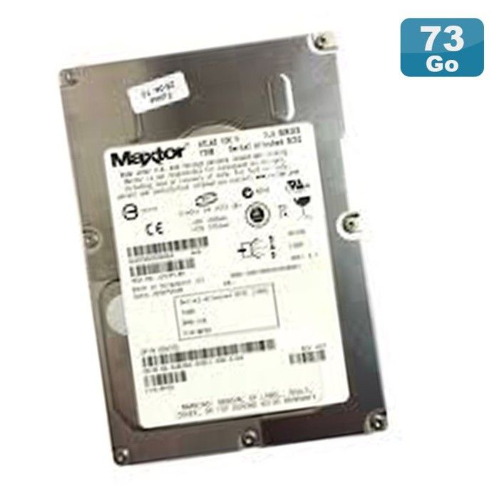 Disque Dur 73Go Sas 3.5 Maxtor Atlas 0G8763 10000Rpm