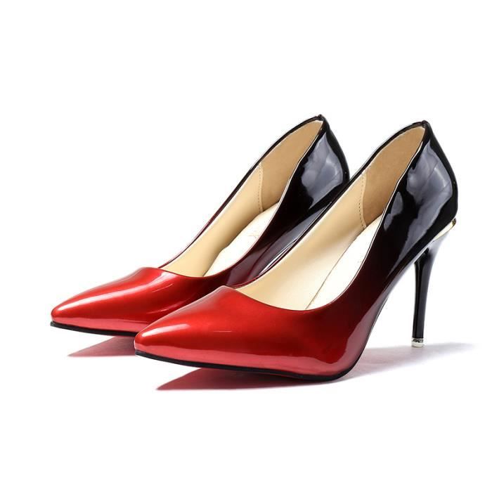 talon rouge et noir