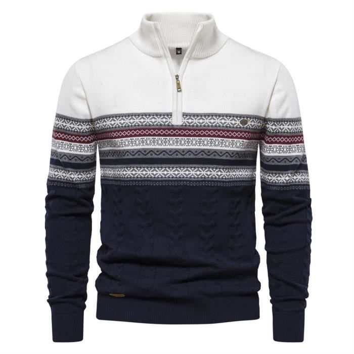 Pull Homme Hiver Doux et Confortable
