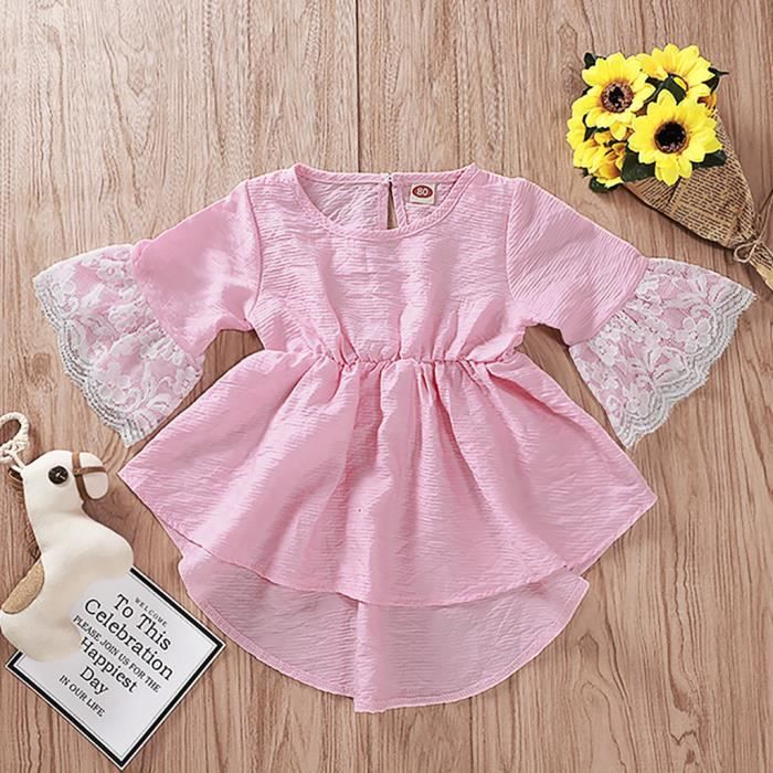 Nouveau Ne Infantile Bebe Filles Solide Tulle Robe De Princesse Tenues Vetements Wn3459 Jaune Cdiscount Pret A Porter