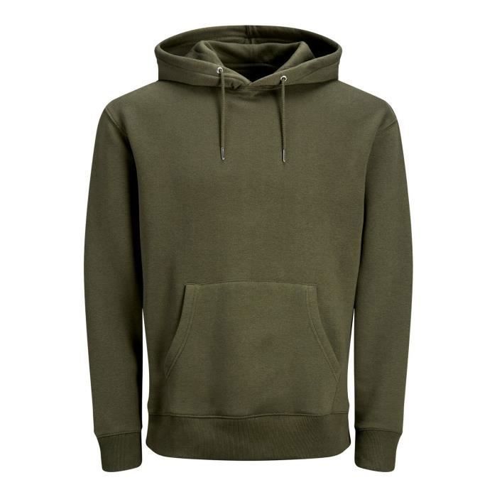 Sweat à Capuche Jack & Jones - Logo - 70% Coton 30% Polyester - Pour Homme