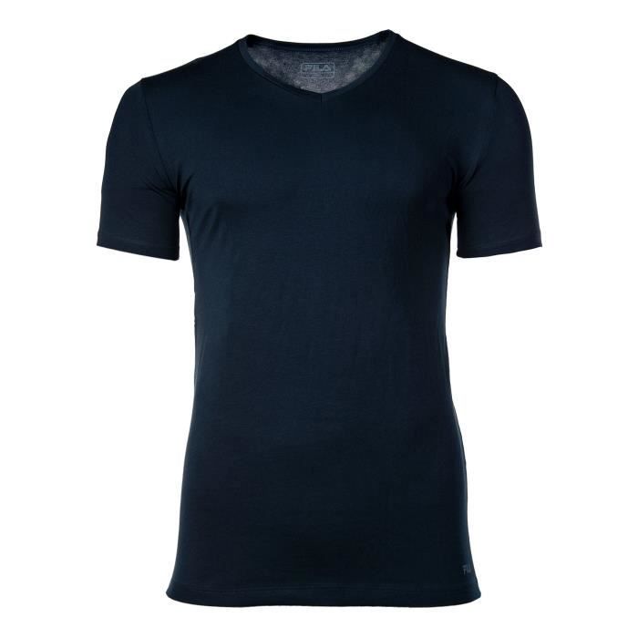 Fila Maillot de Corps Homme - uni, Bleu - Cdiscount Prêt-à-Porter