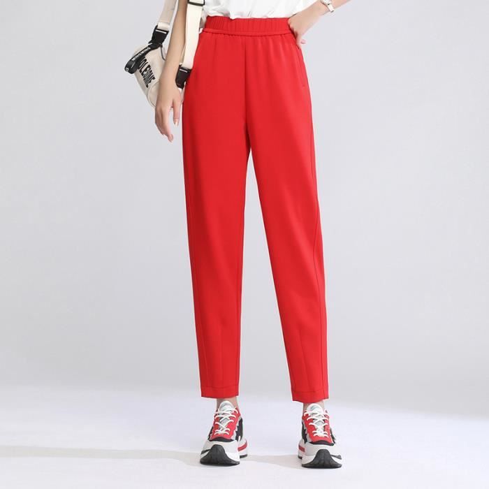 Pantalon sans sale ceinture femme