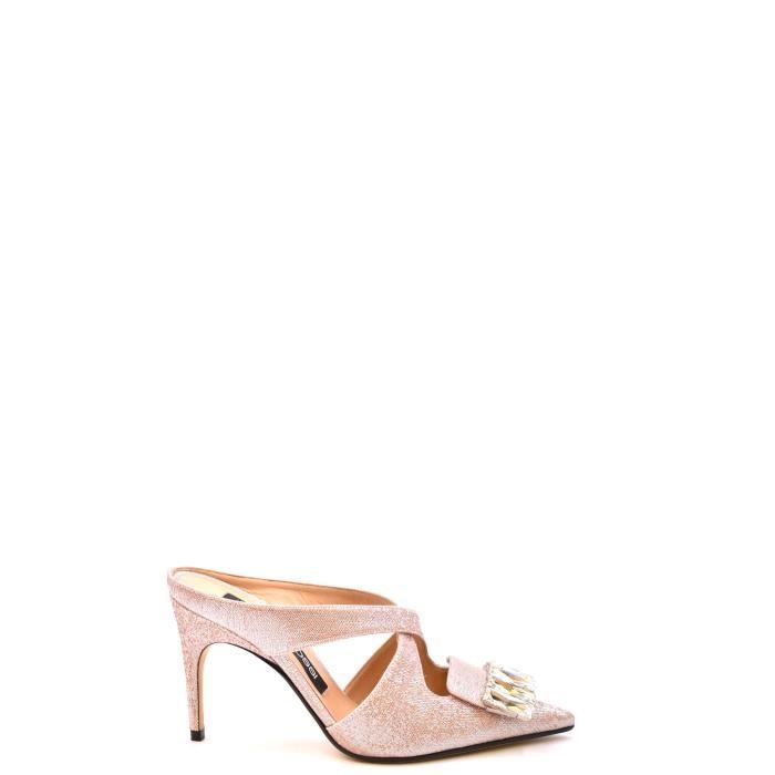 Escarpins Sergio Rossi Vert Taille 38.5 - Occasion En Très Bon état, Talon 2-7 Cm, Cuir