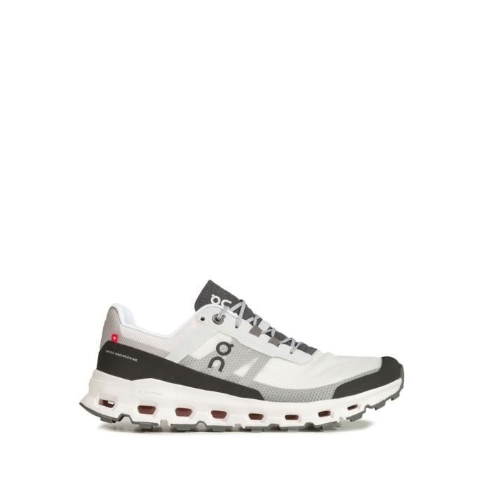 chaussures de running on running cloudvista pour femme - noir, gris, blanc