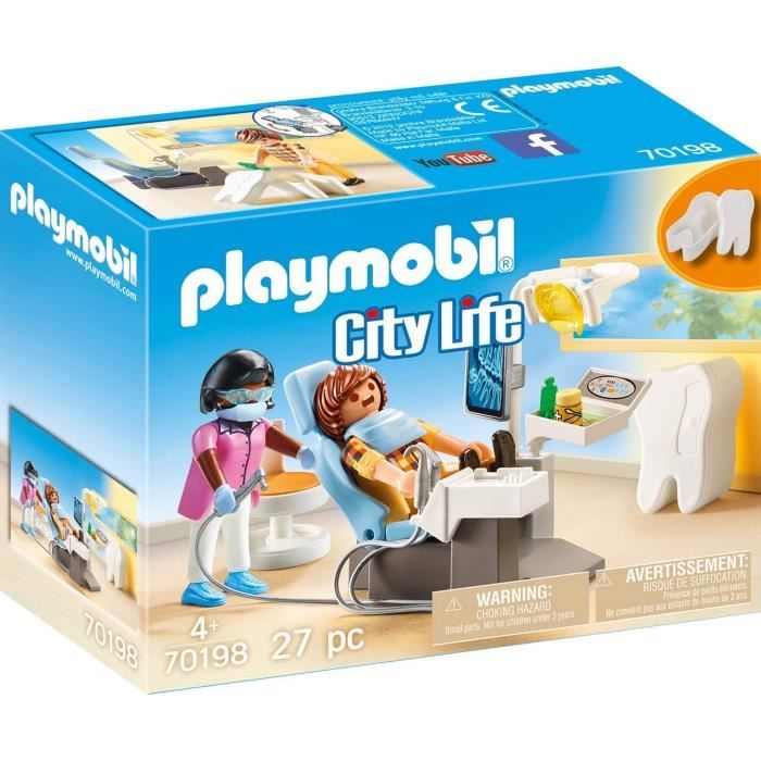 Playmobil City Life L Hopital Dentiste Nouveaute Achat Vente Univers Miniature Cdiscount