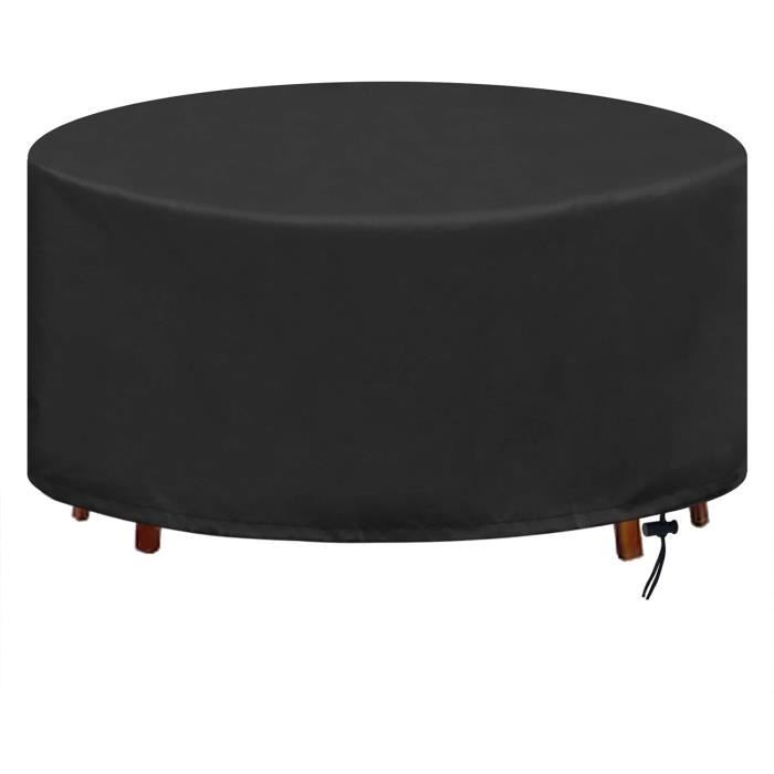 Housse De Protection Mobilier Exterieur 242x162x100cm Etanche Coupe-Vent Poussière Tissu Oxford