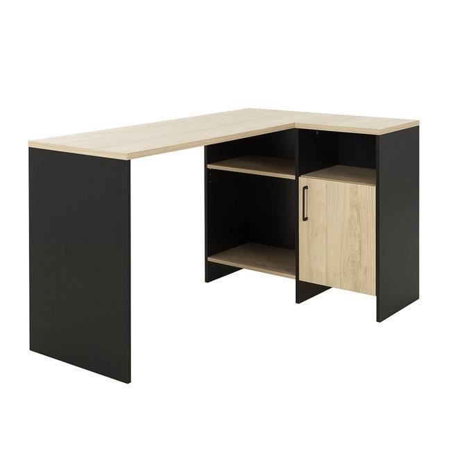Bureau Ontario Noir Et Chene Achat Vente Bureau Bureau Ontario Noir Et Chene Soldes Sur Cdiscount Des Le 20 Janvier Cdiscount