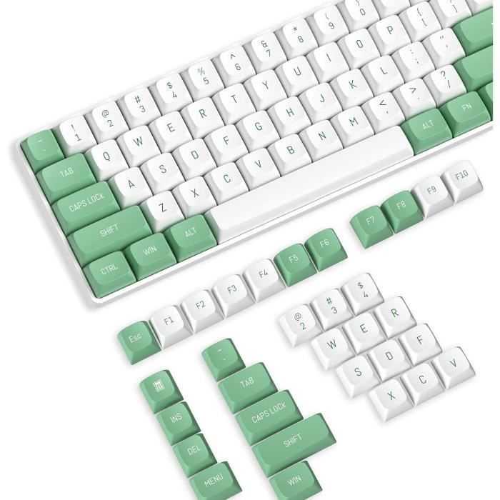 Capsules Clavier Mécanique PBT Taide 61 Touches - Disposition ANSI Profil OEM