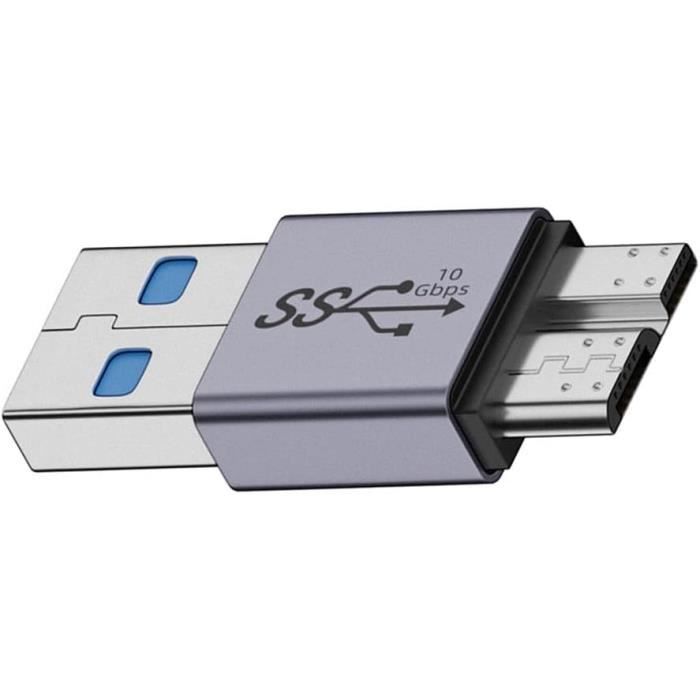Câble USB 3.1 Type C (Mâle/Mâle) Blanc - 1 M
