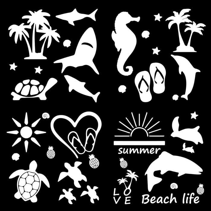 Autocollant Voiture LOVE CAMPING LOVE LIFE - Décalcomanie Pare-brise Arrière 25x7,8 Cm - Imperméable, Personnalisation - 10