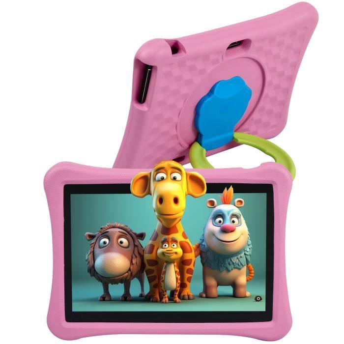Veidoo Tablette pour Enfant 10 Pouces 4Go RAM 64Go de Stockage Eva Housse Amortisseur Avancé App éducative Préinstallée
