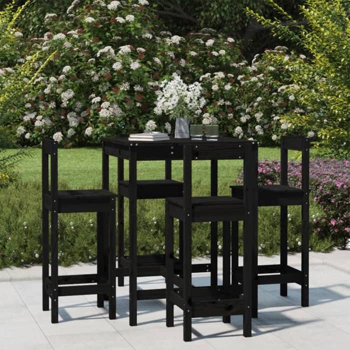 VidaXL Ensemble de bar jardin 5 pcs - vue 3