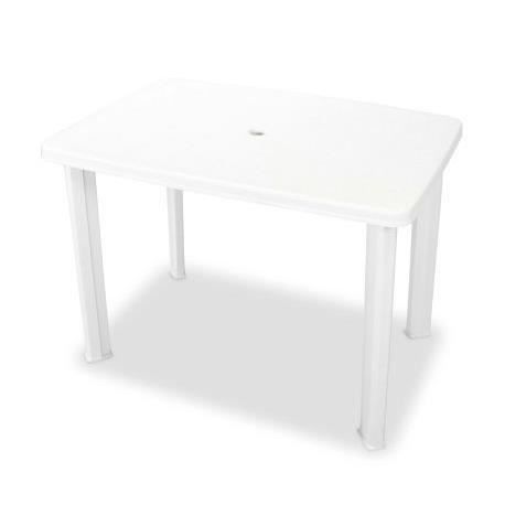Table de jardin VIDAXL 101 x 68 x 72 cm Plastique Résistante aux intempéries