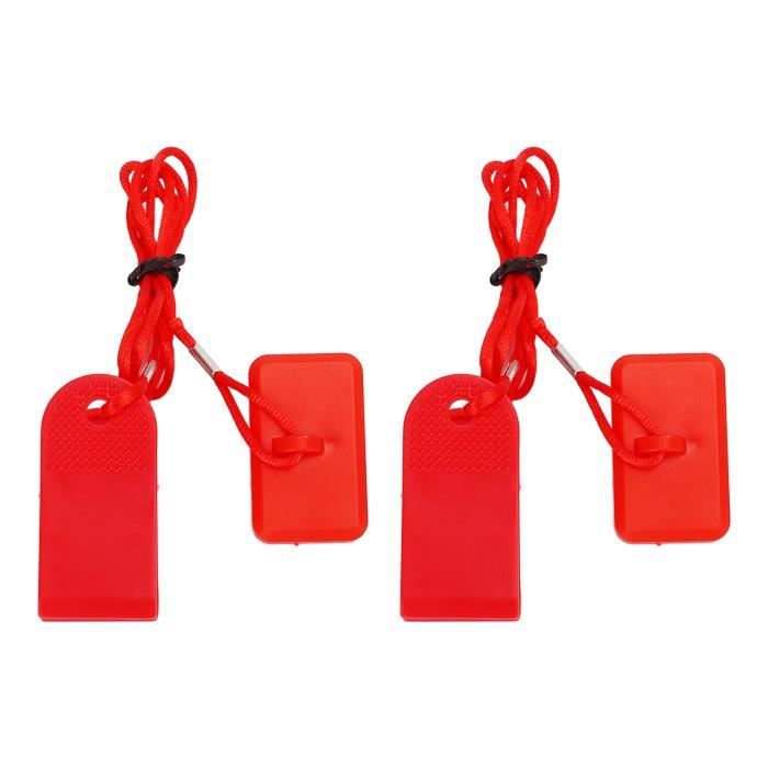 Clé De Sécurité Magnétique Pour Tapis Roulant - Lot De 2 - Arrêt D'Urgence Automatique - Compatible Universel - 6