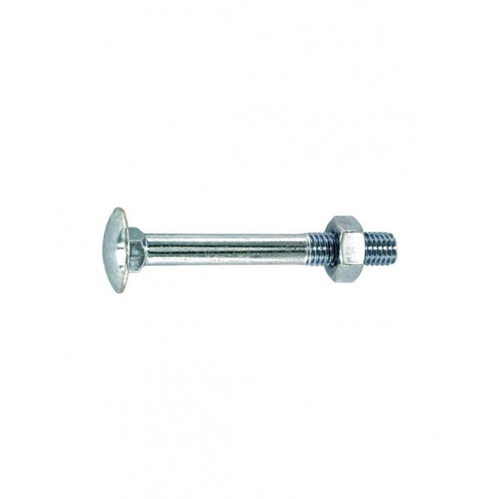 Lot De 5 Boulons Tête Ronde Chromés – Pour Pièces Détachées, Aspect Patiné