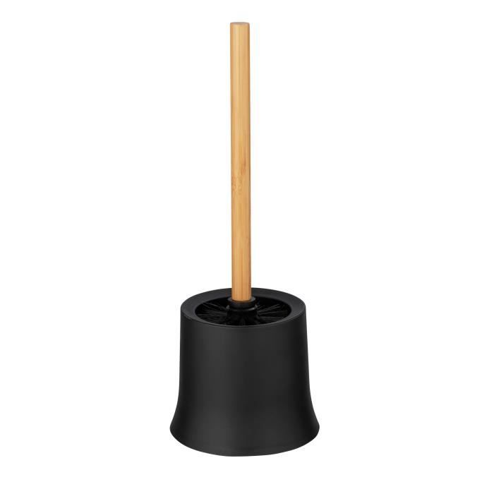 Tête De Brosse WC De Rechange Wenko - Noir, Diamètre 6,5 Cm, Pour Porte-brosse Avec Adaptateur