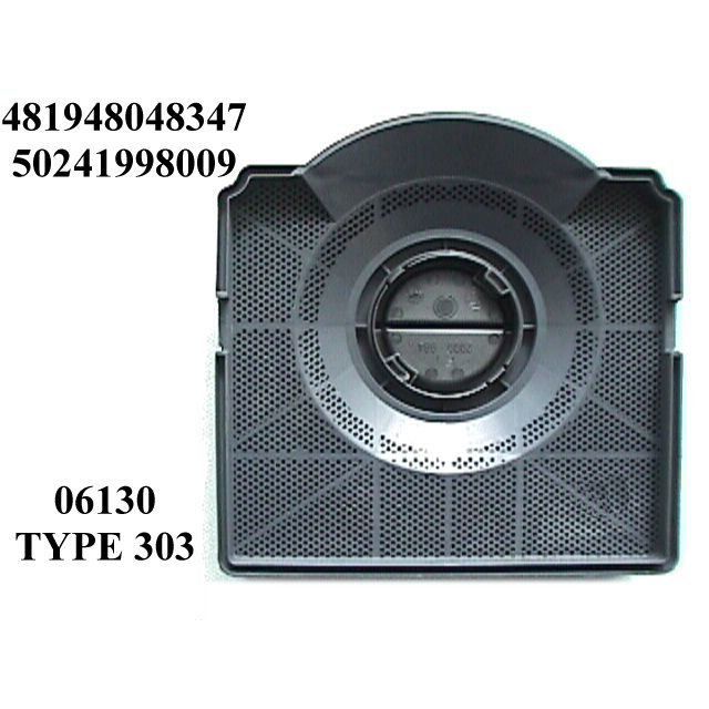Filtre Charbon Actif Type 303 V2 Pour Hotte Whirlpool 481948048347 - Compatible Whirlpool, Ikea, Scholtes