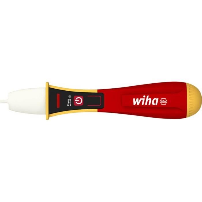 Wiha Detector Non-Contact Single Pole Voltage Tester 90-1000 V AC Includes 2 x AAA Batteries - 43798