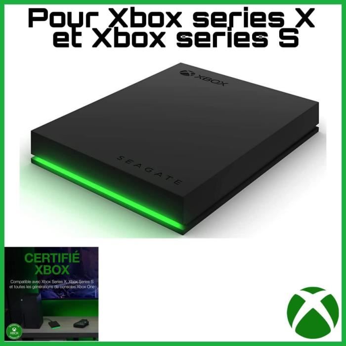 Disque dur 2 TO pour Xbox Serie X et Xbox serie S - Extension de memoire  HDD pour stockage de jeux video - Certifié Microsoft XBOX - Cdiscount  Informatique