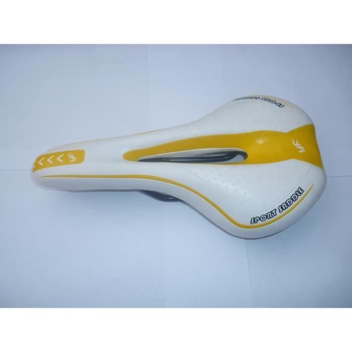Selle velo sale jaune