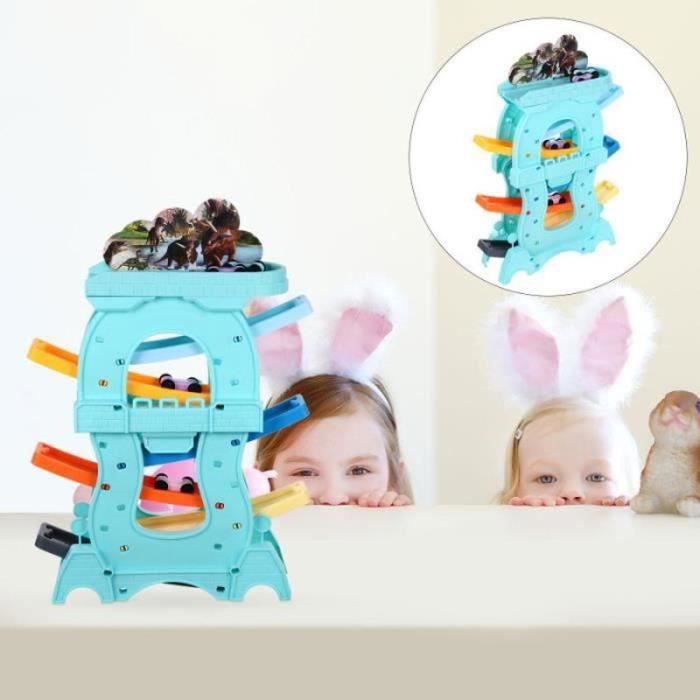 Lot De 4 Voitures à Remontoir - Jouets Mécaniques Pour Enfants - Stimule L'imagination Et Les Moments Parent-enfant
