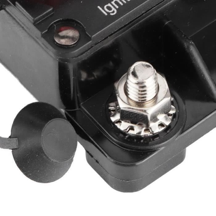 Disjoncteur Automatique Réarmable 60A étanche - 12-48V DC - Pour Camping-car, Bateau, Véhicule Utilitaire