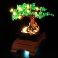 Kyglaring Kit d'eclairage LED pour Lego 10281 Creator Expert Bonsai pour Lego 10281 (modele 10281 non inclus)-1