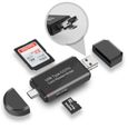 Lecteurs de carte mémoire externes ViewTek RD320 - Lecteur Enregistreur de Carte SD & Micro SD pour Ports USB-Micro USB- 67837-1