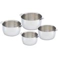 Série casseroles Select D : 14,16,18,20 cm inox - lot de 4-1