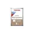 8 To Toshiba N300 SATA III 3,5" 7200 tr/min 256 Mo HDWG480UZSVA-1