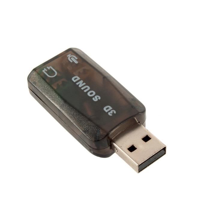 TMISHION Carte son USB Adaptateur audio de carte son externe pour  ordinateur DM HD10 USB 5.1 pour l'enregistrement de karaoké - Cdiscount  Informatique