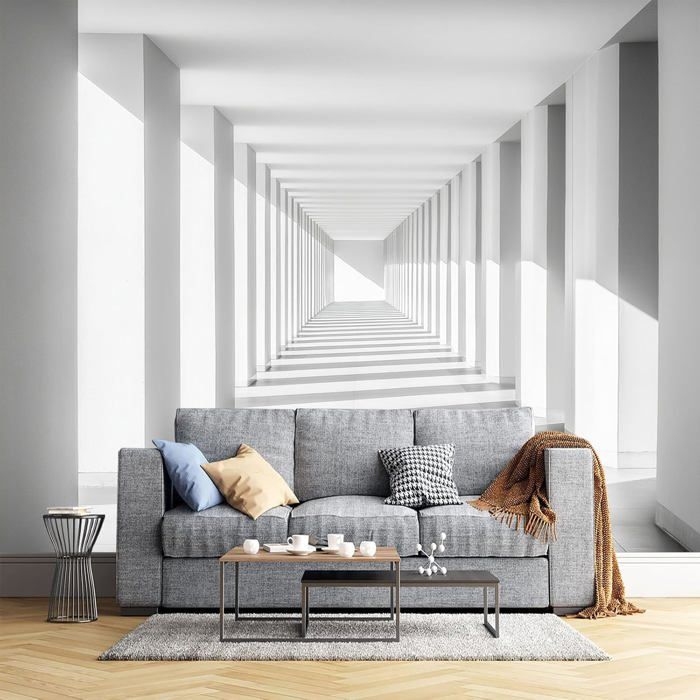 Wallpaper Papier Peint Panoramique Espace Marbre 350x256cm Poster Geant ...