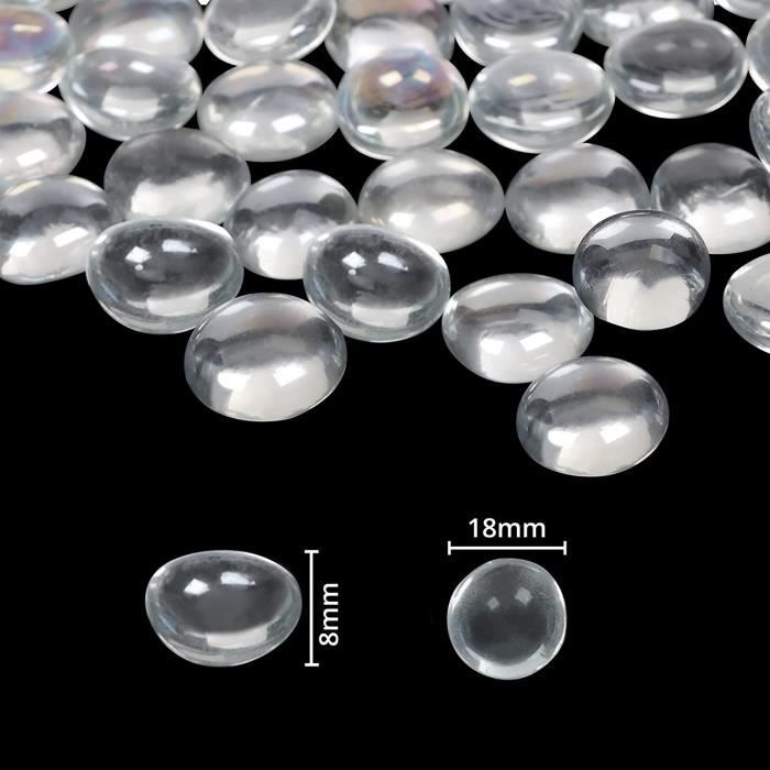 500g Perles En Pierres Précieuses Polies - Mélange Coloré 5-8mm - Pour Décoration, Aquarium, Bricolage