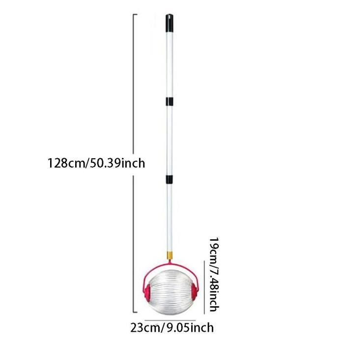 Collecteur De Noix Télescopique En Acier Inoxydable – Ramassez Sans Vous Baisser Pour Jardin Et Verger
